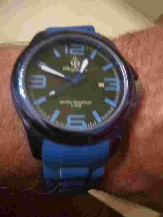 BURGMEISTER WATCH - BLUE BAND LARGE CASE -  QUARTZ  -  BBA28