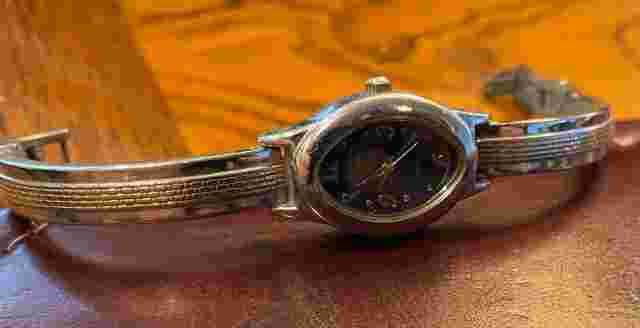 Women's 29mm Two Tone Victoria Rhein Watch, Dark Face