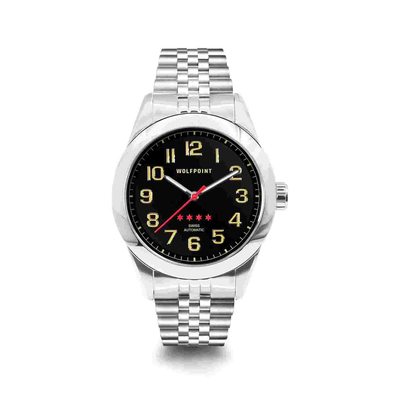 Wolfpoint - Swiss Sellita Automatic Movement 316 Steel -  Lincoln Collection SV