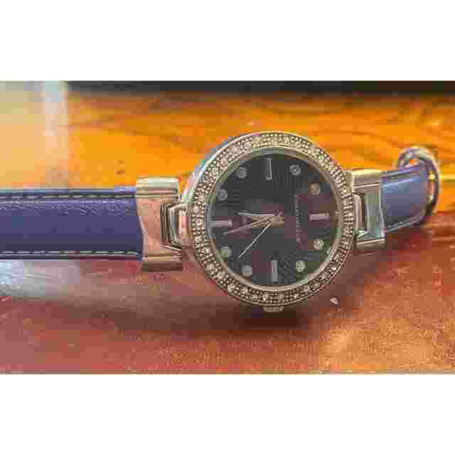 Women's 35mm Silver Tone Charter Club Watch,  Crystal Accents