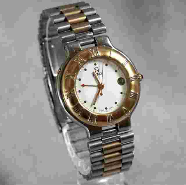 Yves Saint Laurent Silver Quartz Women's Round Watch 1.69x1.57 inches