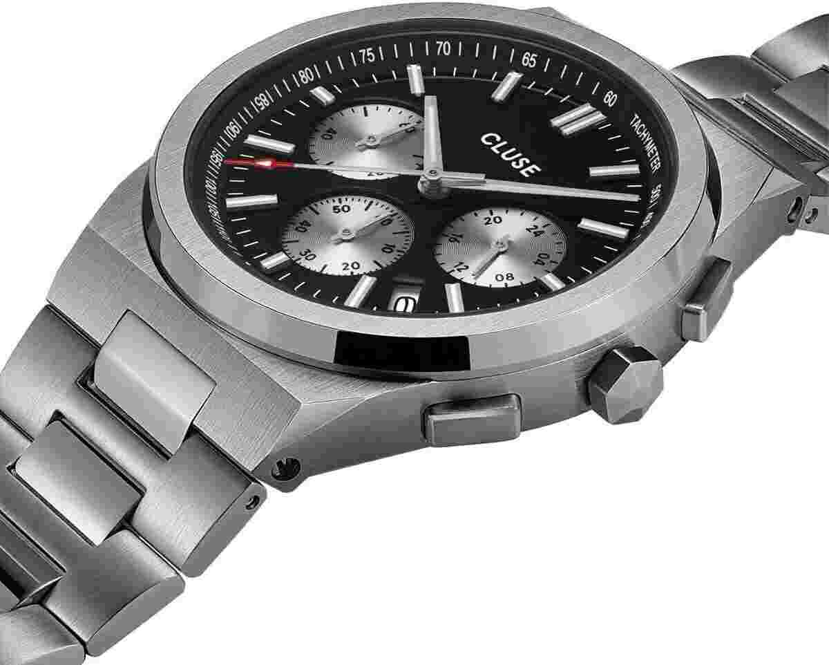 [CLUSE] Watch Vigoureux Chrono CW20806 Men's Silver