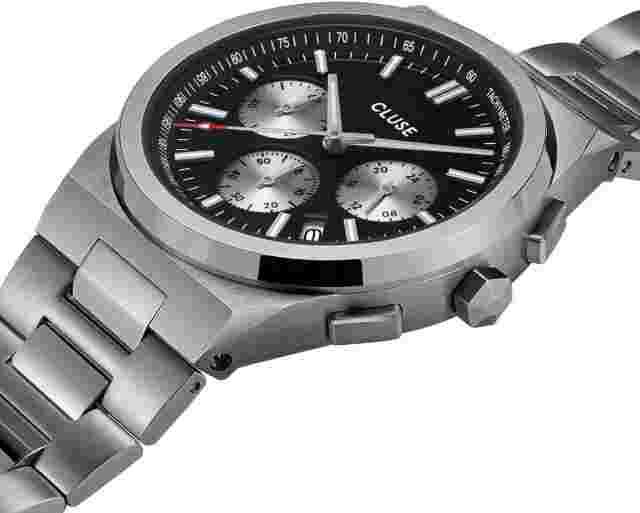 CLUSE Watch Vigoureux Chrono CW20806 Men's Silver