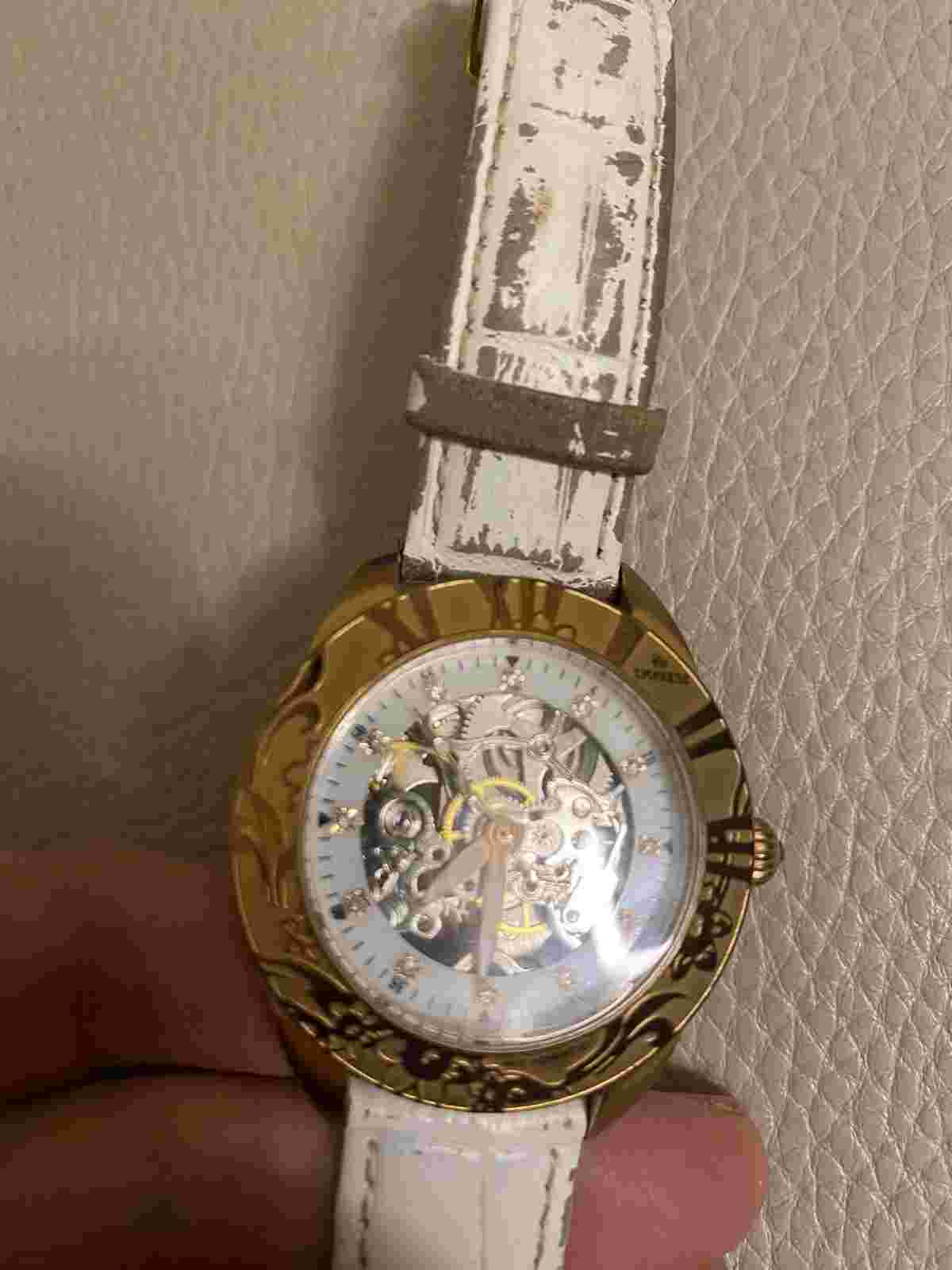 Empress Godiva Automatic White Dial Ladies Watch EMPEM1106