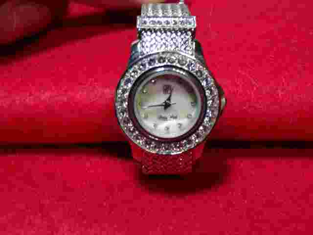 Womens Victoria Wieck Fancy "Bling" Watch. Runs Well & Accurate
