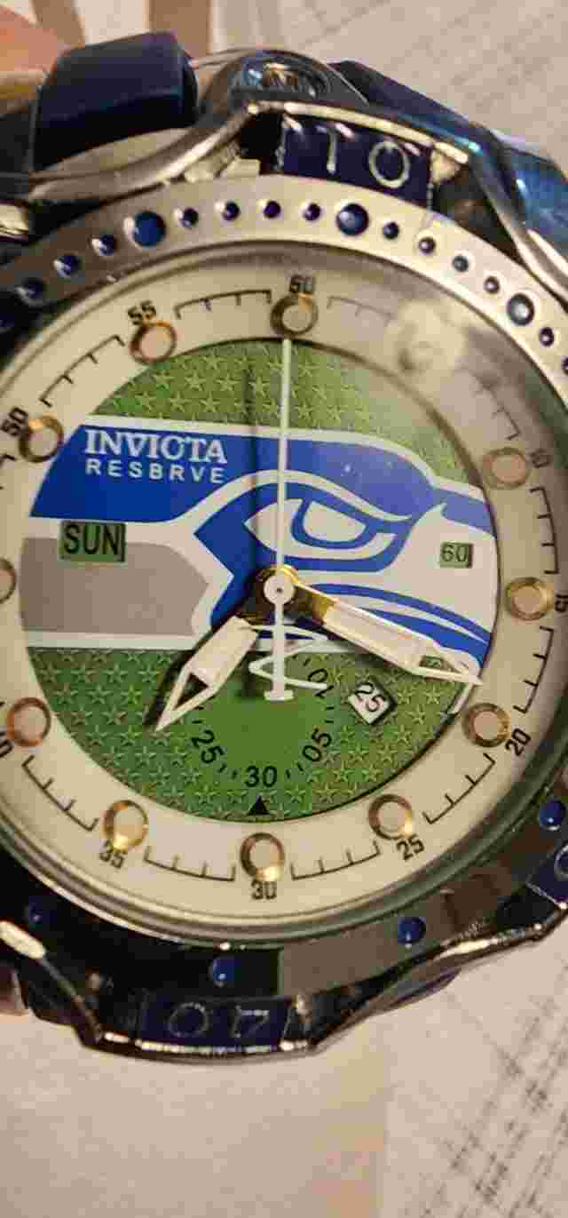 NFL Seatle Sea Hawks mens sports watch