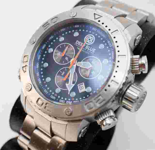 Deep Blue Precision Diver Juggernaut 1000 Quartz Chronograph Watch