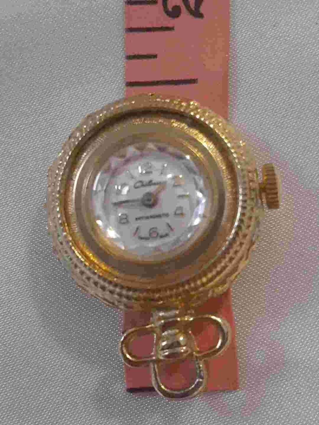 Vtg Chateau Watch Pendant Swiss Made Stamped Base Metal Needs Battery