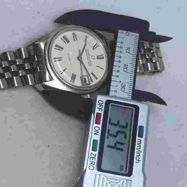 VINTAGE UNIVERSAL POLEROUTER DATE MICROROTOR  AUTOMATIC 36 MM