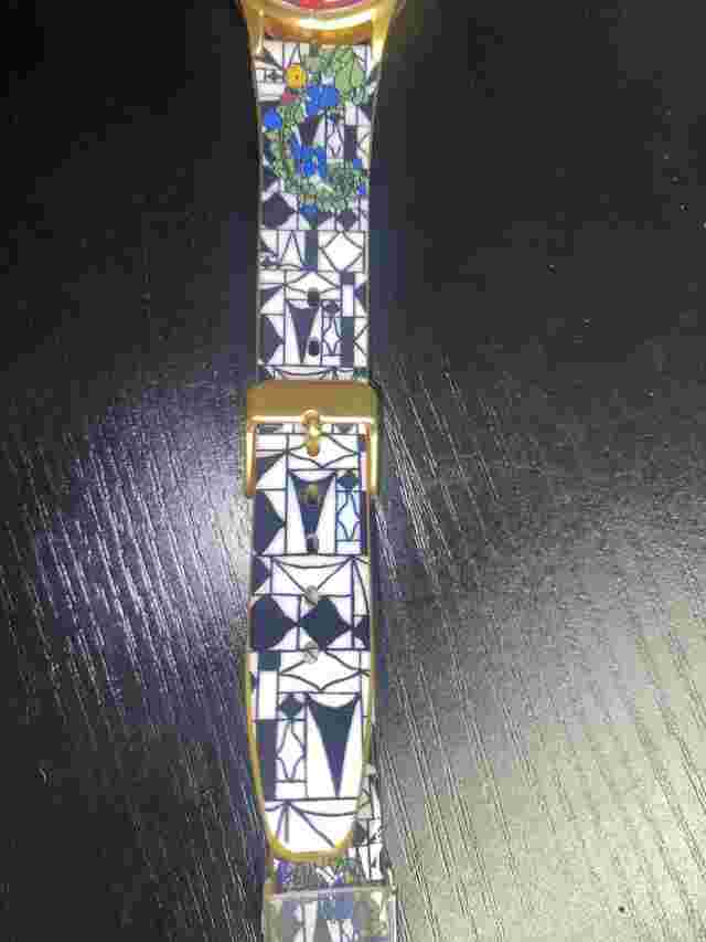 Vintage Geometric Wristwatch from THE MET Metropolitan Museum of Art NEW BATTERY