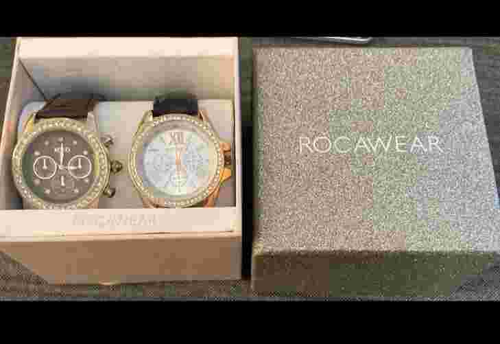 Pair of Rocawear women’s  luxury  wrist watches new in box