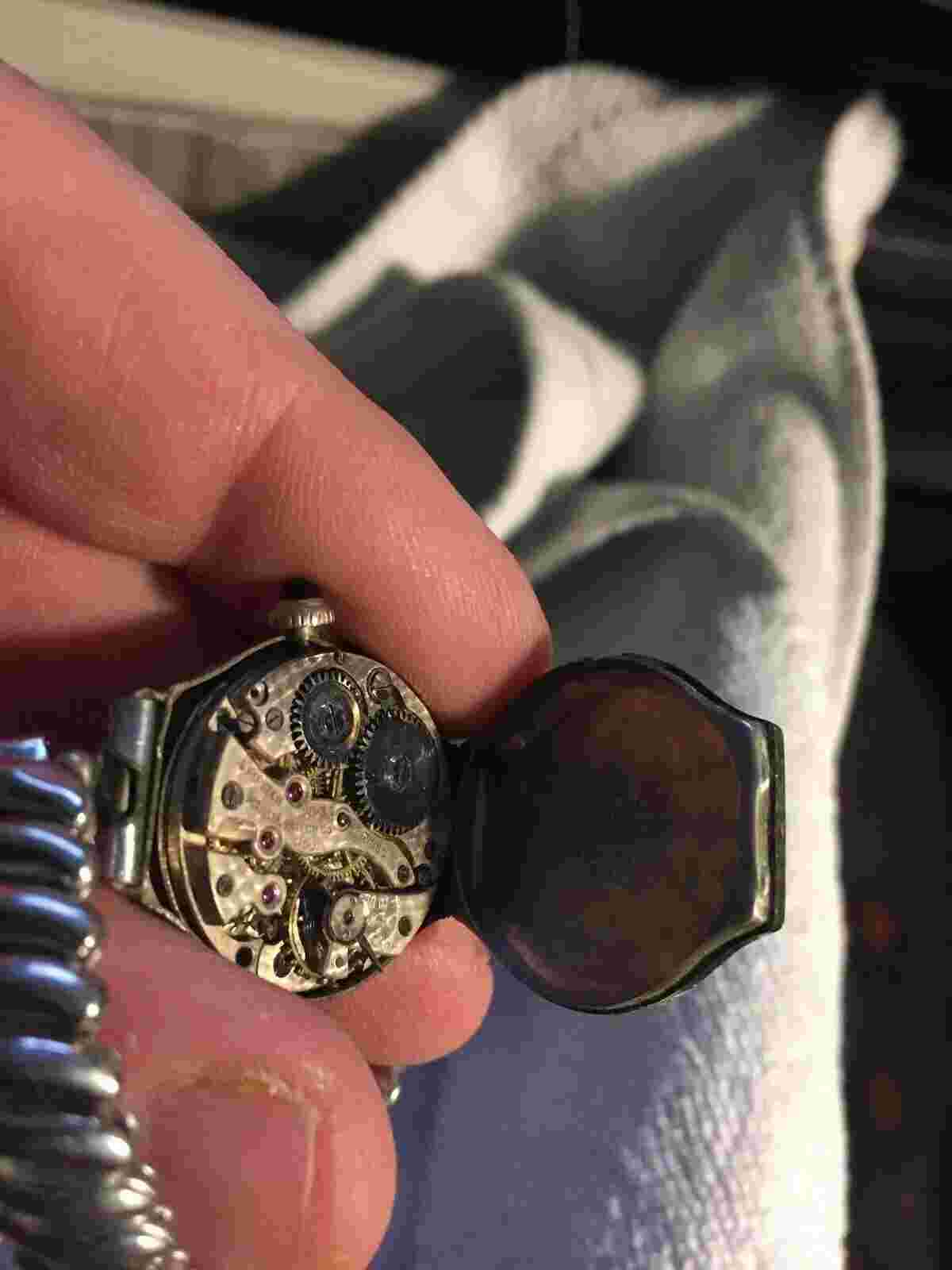 VINTAGE MARCEL 15 JEWEL WATCH - 14K GOLD FILLED CASE - NOT WORKING -  OFC-9
