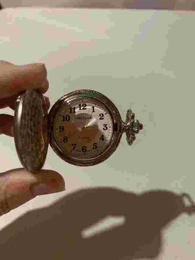 Times Square pocket watch with buck hunting design