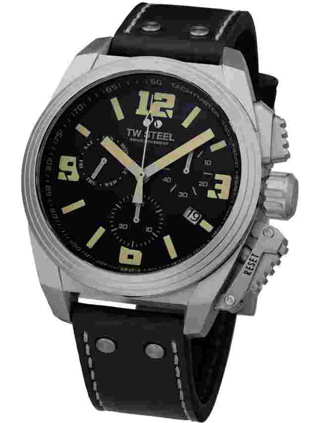 TW-Steel TW1111 Canteen Chronograph Mens Watch 46mm 10ATM