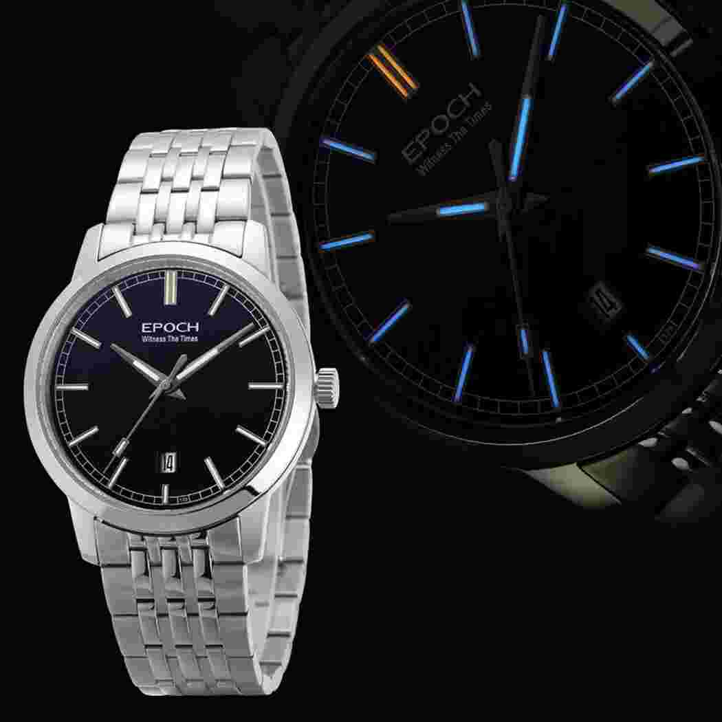 EPOCH Men Automatic Watch Luxury Watches Luminous Mechanical Wristwatch 9015