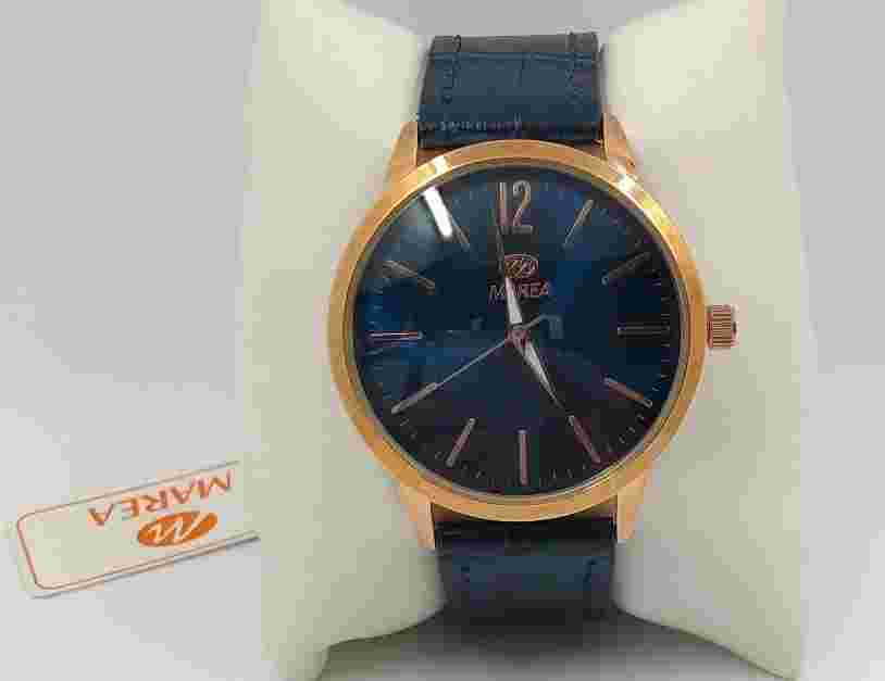 MAREA watch. Copper. Blue Dial