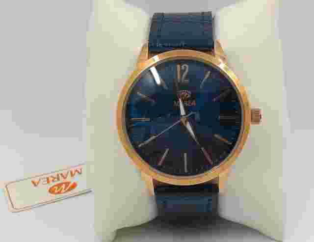 MAREA watch. Copper. Blue Dial