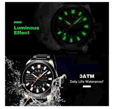 Mens Watches Men Designer Waterproof Calendar Stainless Steel Wrist Watch