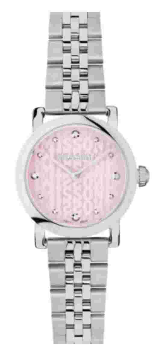 NEW! MINI MONOGRAM 28MM STAINLESS STEEL WOMENS’ WATCH BY MISSONI/MSRP $620