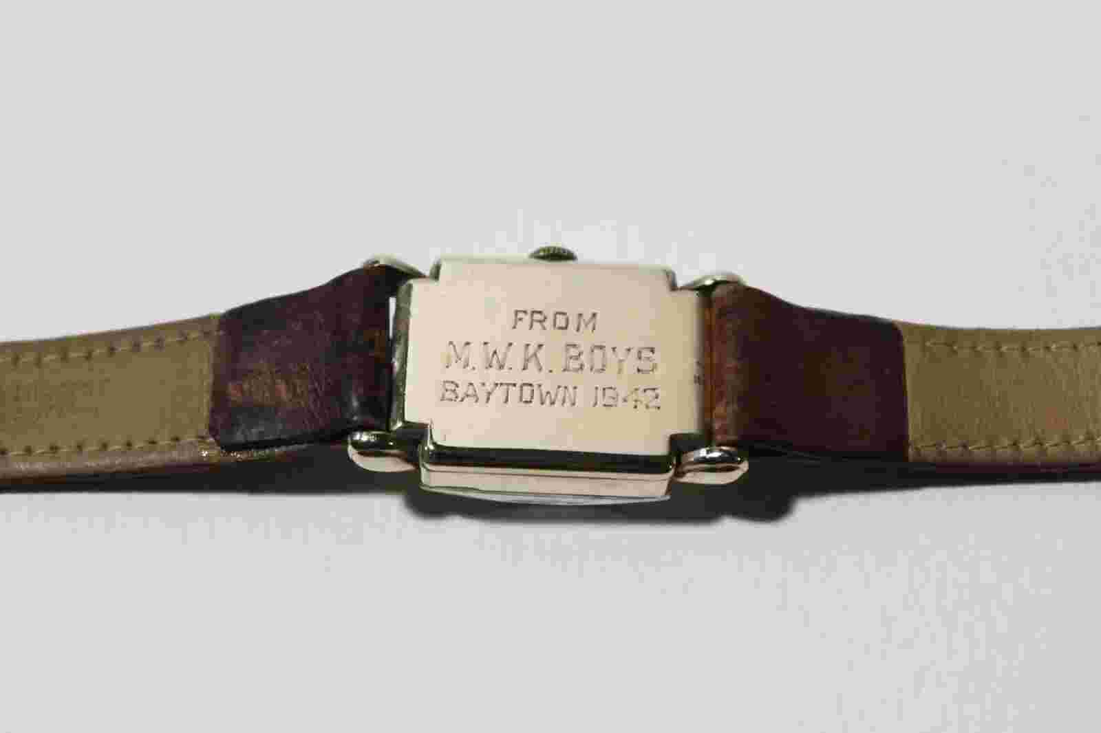 Rare 1940 Gotham 10k heavy gold filled men's watch from prominent estate