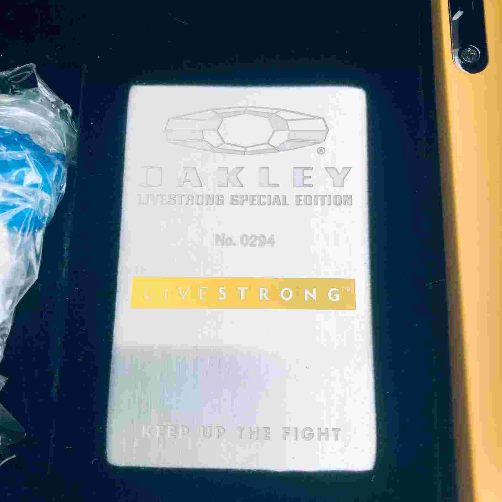 OAKLEY TIMEBOMB 2 | LIVESTRONG SPECIAL EDITION | EXCLUSIVE | SUPER RARE