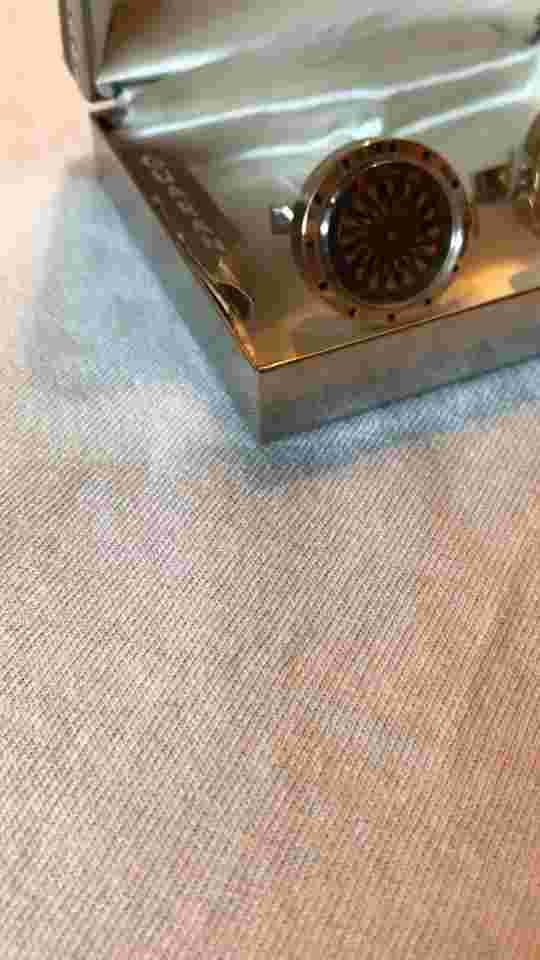 Swank kaleidoscope watch cufflinks runs in original box excellent condition