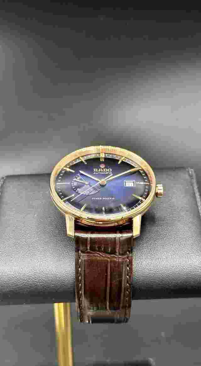 Rado Coupole Classic Automatic 80 Hours Power Reserve Blue Dial 41mm Unworn