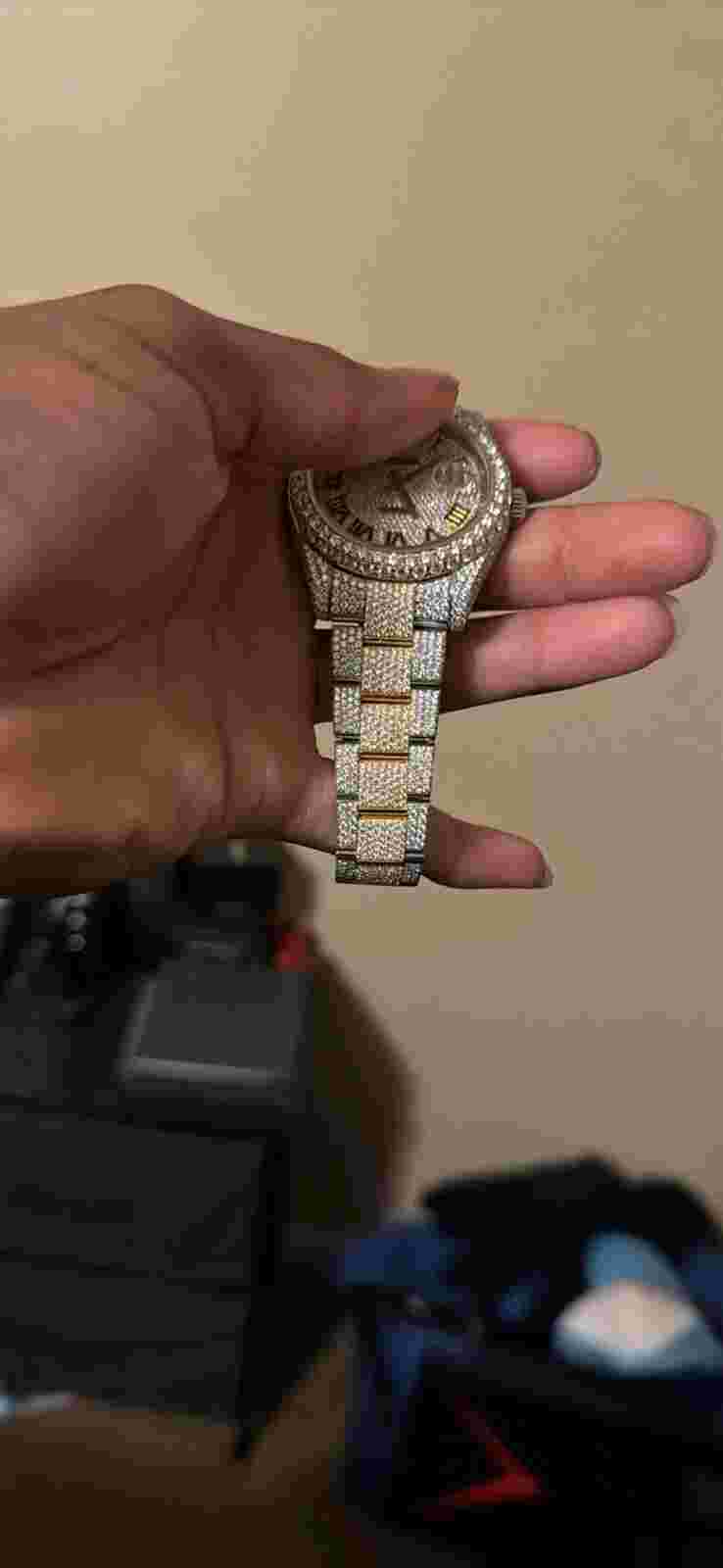 Moissanite VVS Diamond Watch (Passes Diamond Tester)