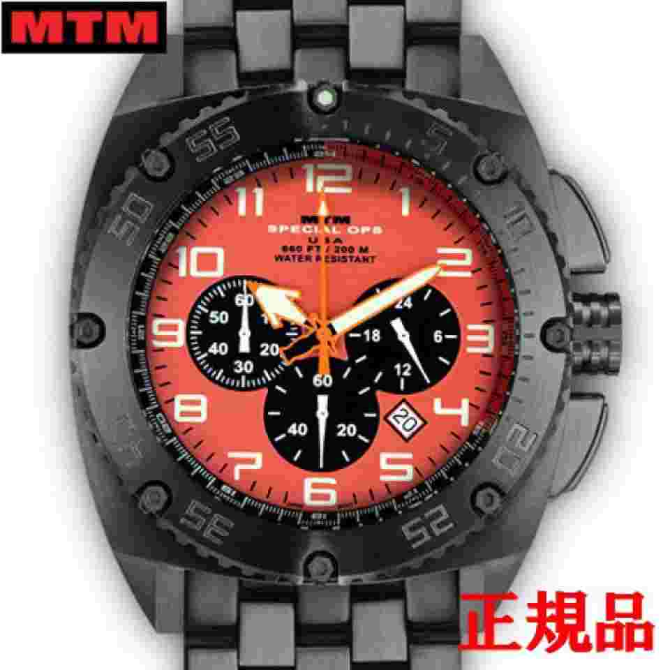 MTM Patriot Black Tit Orange PAT-TBK-ORNG-MBTI 0S20 Chronograph Quartz