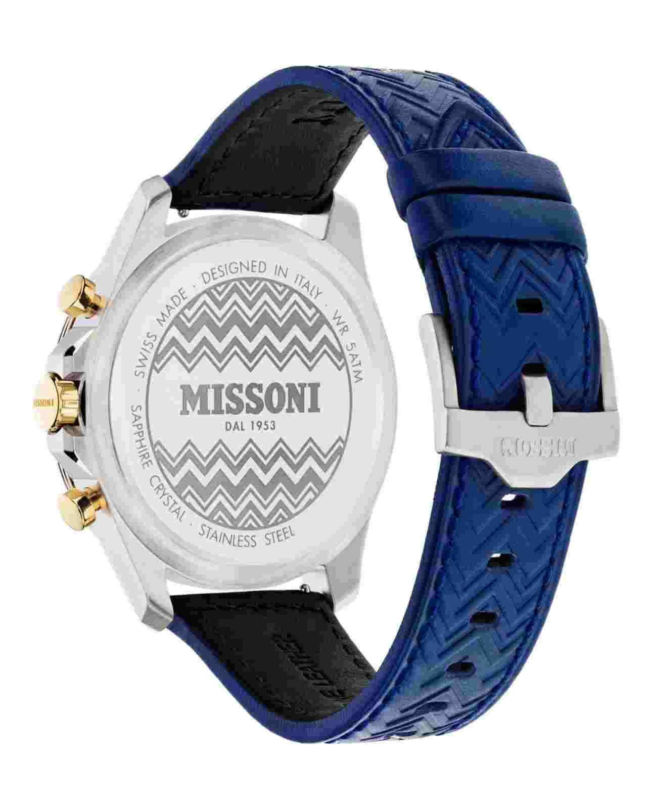 Missoni Blue Mens Chronograph Watch Urban MWJD00222