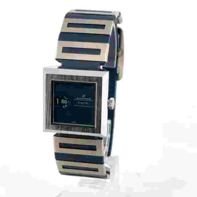 Vintage Sindaco Jump Hour / Digital Unisex Mechanical Wristwatch Swiss NOS w Box