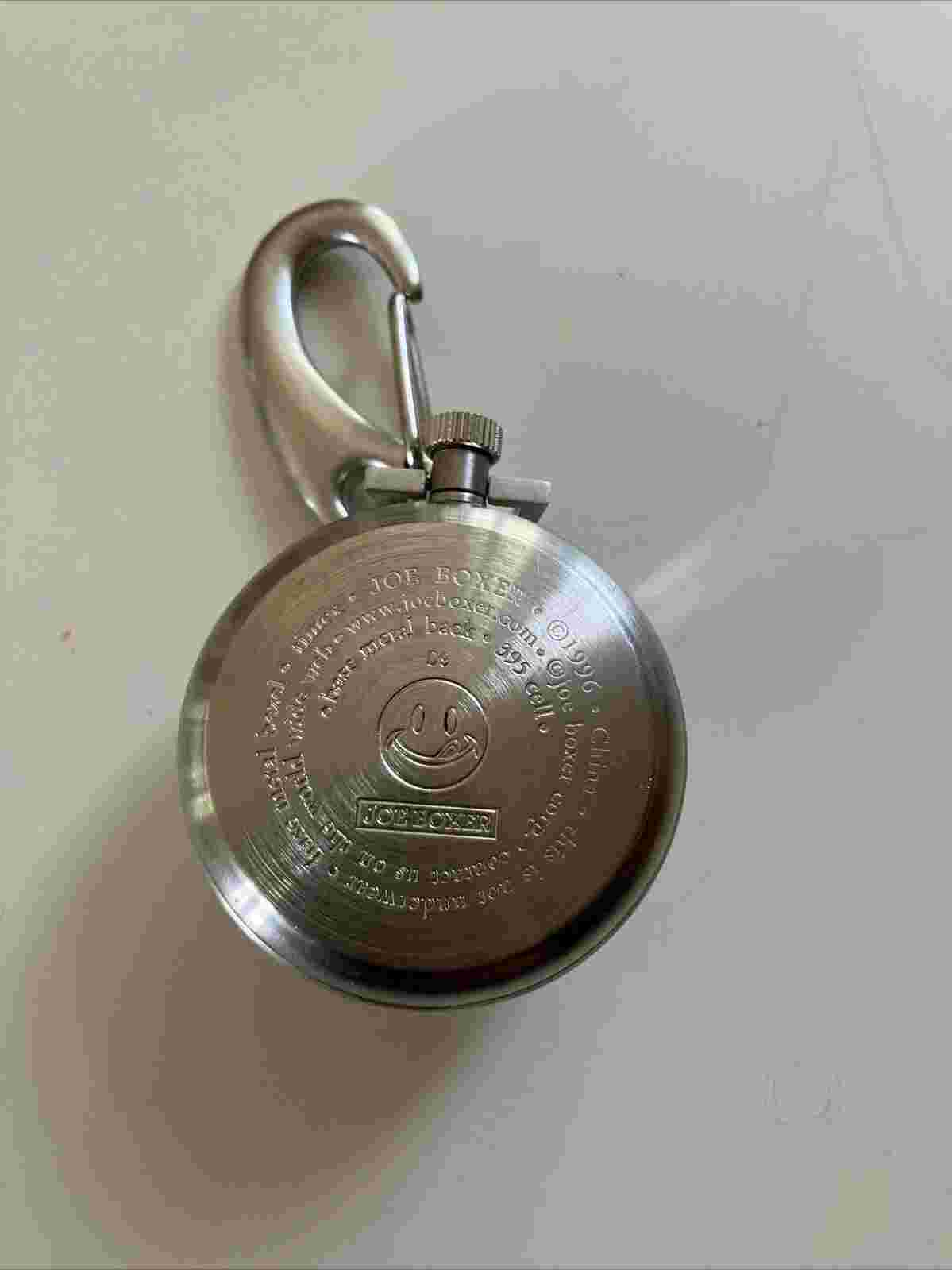 Joe Boxer "All I Want" Santa Pocket Watch with Floating Snow & Presents