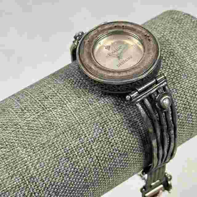 VTG Silpada Watch Womens 30mm Didae Sterling Silver Freshwater Pearl New Battery