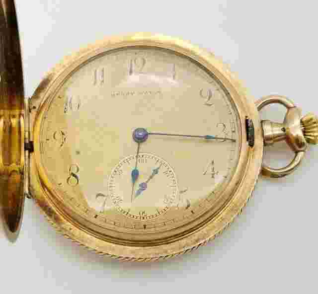 Vintage Henry Watch 14K Rose Gold Switzerland THOUNE 1899 Nr. 99228 Pocket Watch