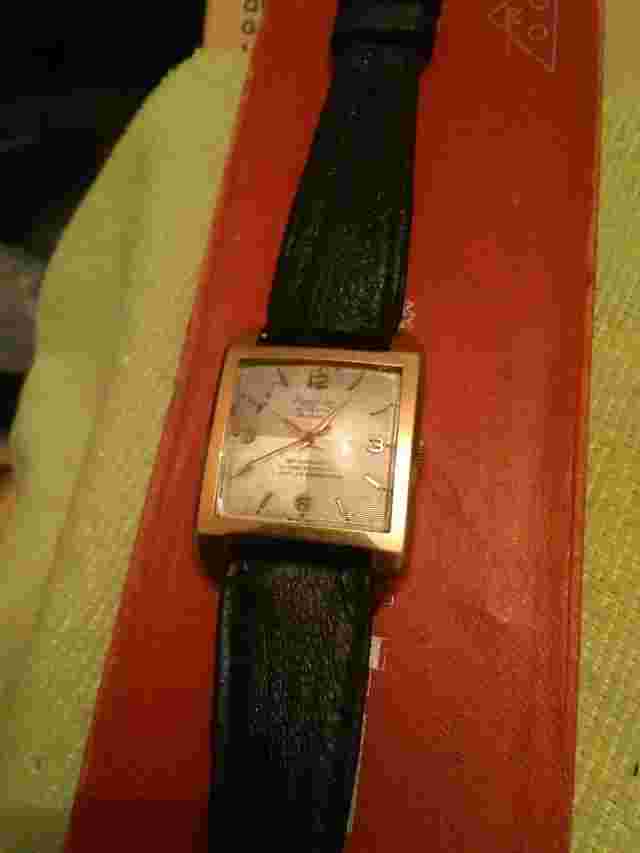 GENTS PRIMA LUX HI BEAT AUTOMATIC GOLD PLATED RECENT SERVICE READY TO WEAR...