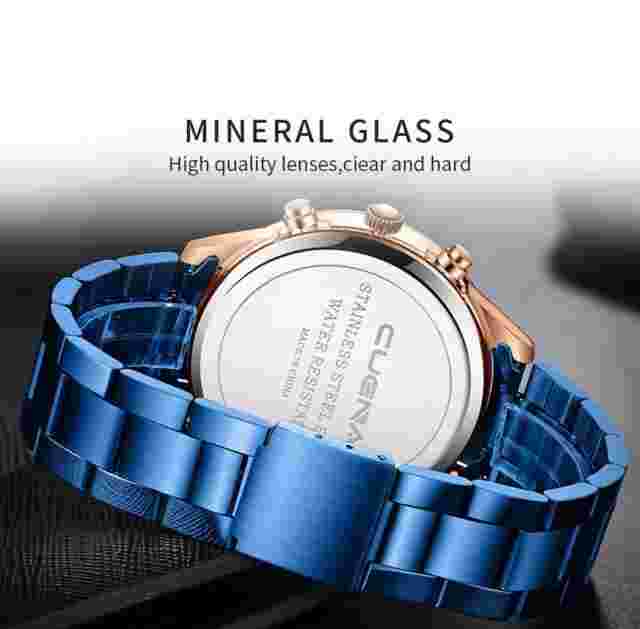 Silver Men's Watch Relojes De Hombre Stainless Steel Quartz Luminous Classic