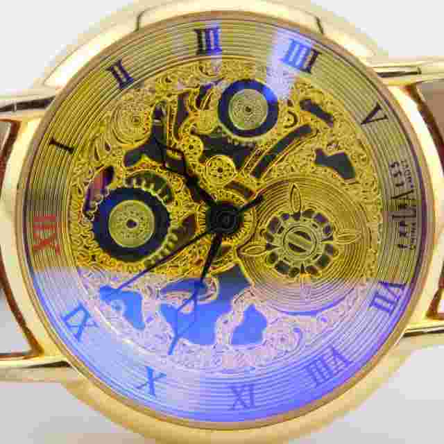 L.A.EXPRESS LAX216 Genuine Leather Quartz Analog Women's Watch New Battery