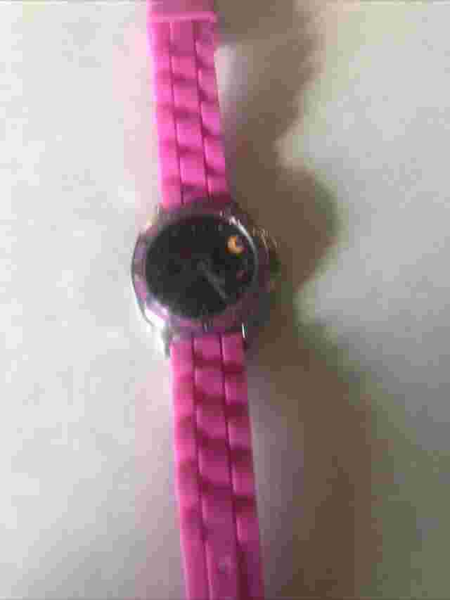 LIMITED TOO Owl QUARTZ WATCH - SILICONE Pink Band KIDS- New Battery