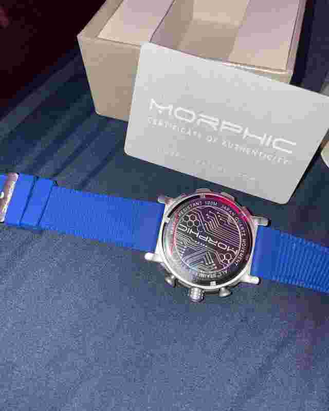 MORPHIC Mens Watches, Brand New, With Authenticity Card, Stainless Steel / Blue