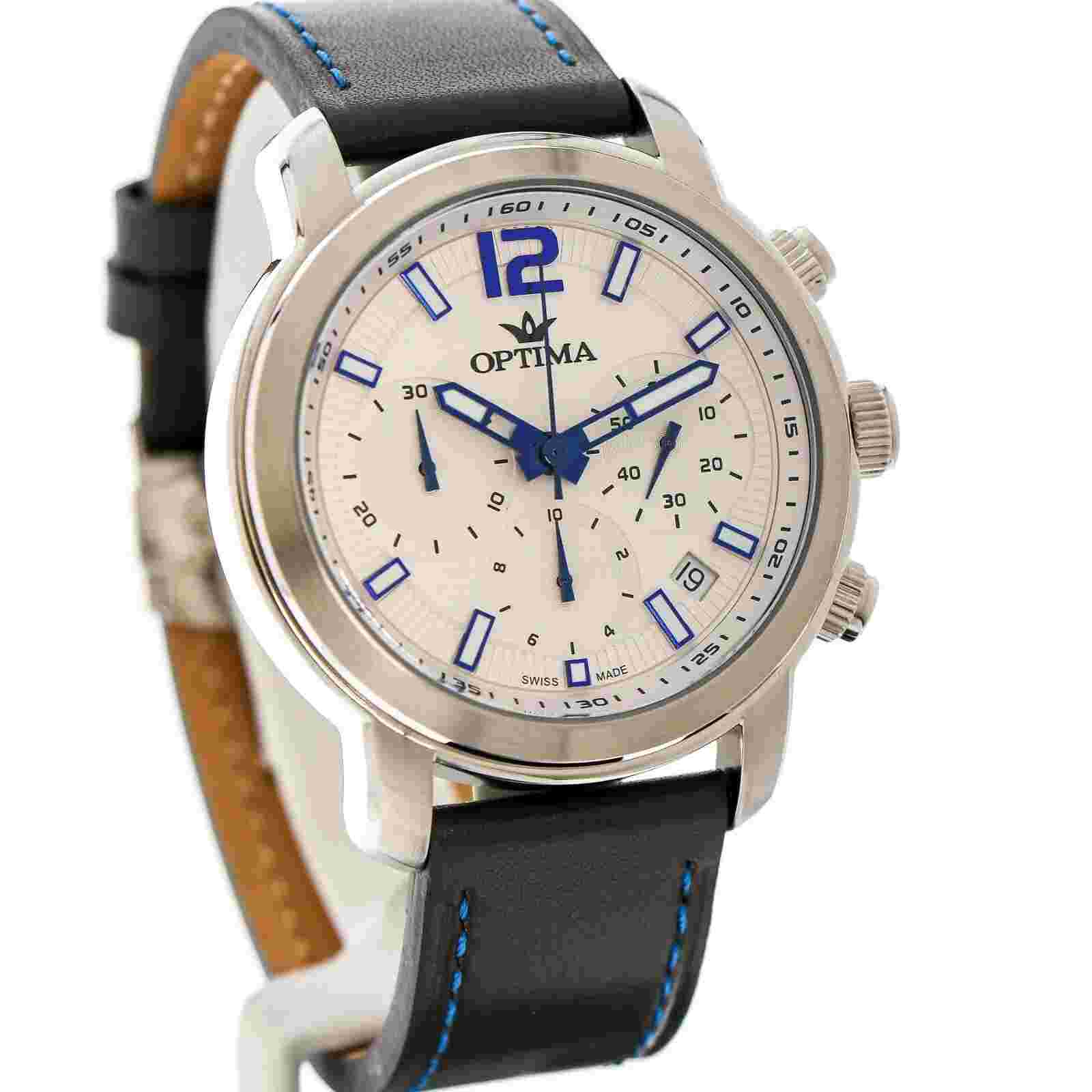 Optima • 45mm Swiss Chronograph • Date SubDay • WR 3ATM • OSC399-SL-1