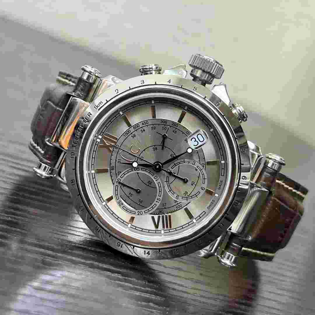 Wristwatch GC Guess Collection X44008G1-00651 WR 100Meter/10ATM Swiss Made & Box