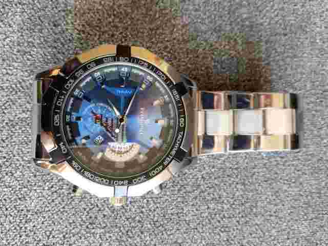 FNGEEN mens watch Classic Stainless Steel Waterproof Luminous Qurtz Bysiness Wr
