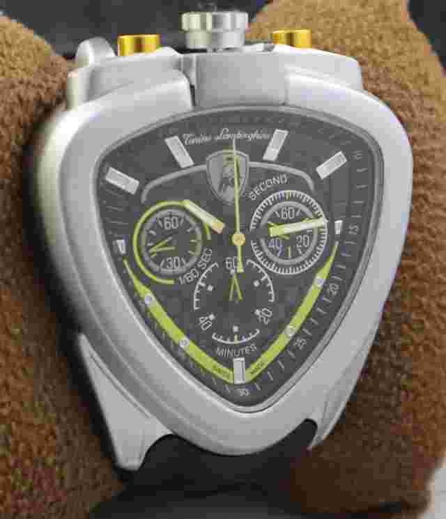 Luxury Lamborghini Men Chronograph Black Dial Working Watch ''Keep Good Time''