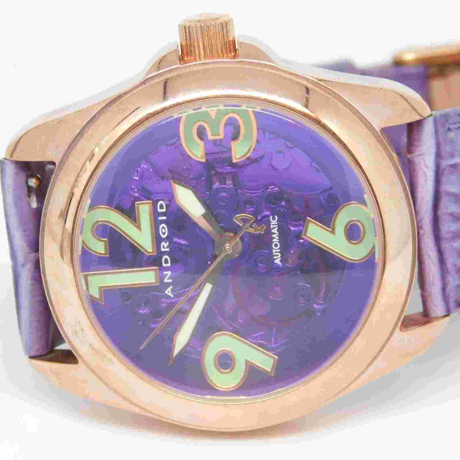 Android AD528 Skeleton 21 JEWEL Seagull Automatic Movement Watch