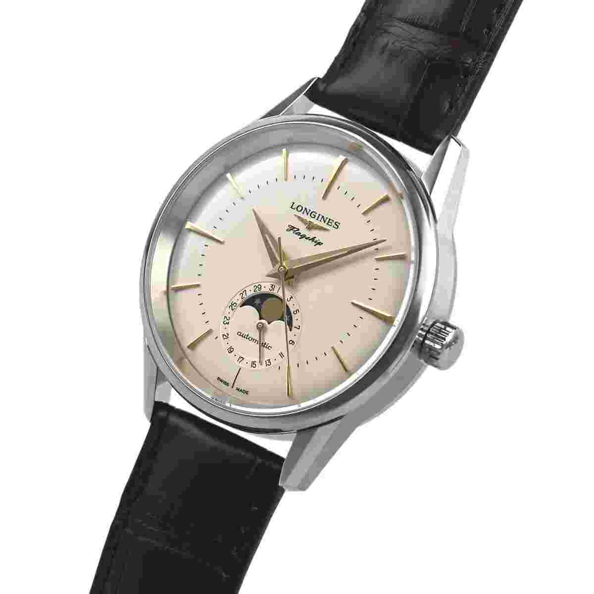 Longines Heritage Opaline Silver Men's Watch - L4.815.4.78.2
