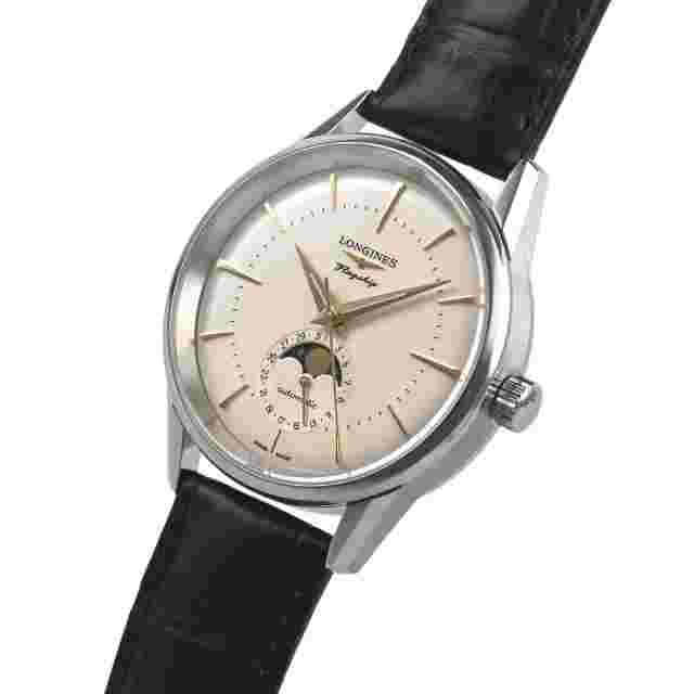 Longines Heritage Opaline Silver Men's Watch - L4.815.4.78.2