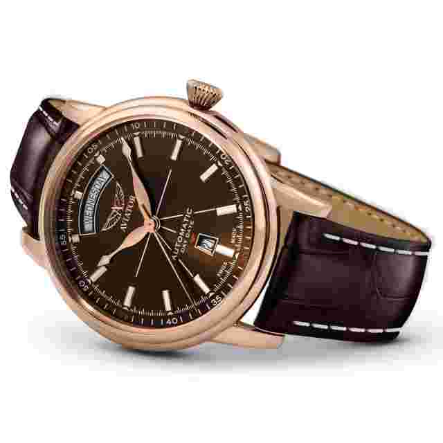 Aviator Douglas Day Date - V.3.20.2.226.4 Mens Automatic Watch