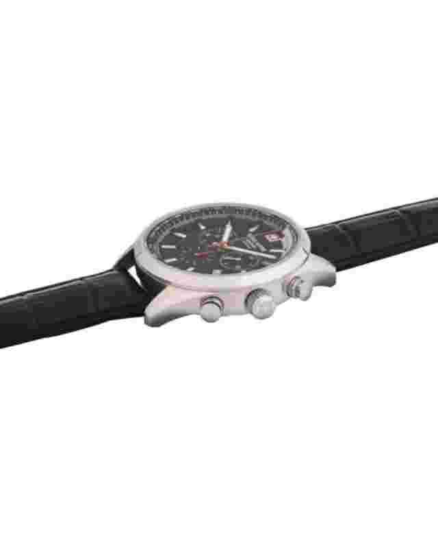 SWISS ALPINE MILITARY Men Analog Quartz Casual Watch Classic Dress Black Dial Wa