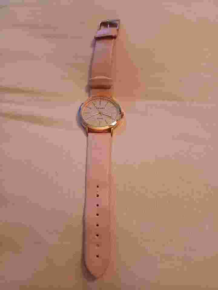 Generic  Leather Watch  Marked Yolako Women Pink Band Glitter Face Analog