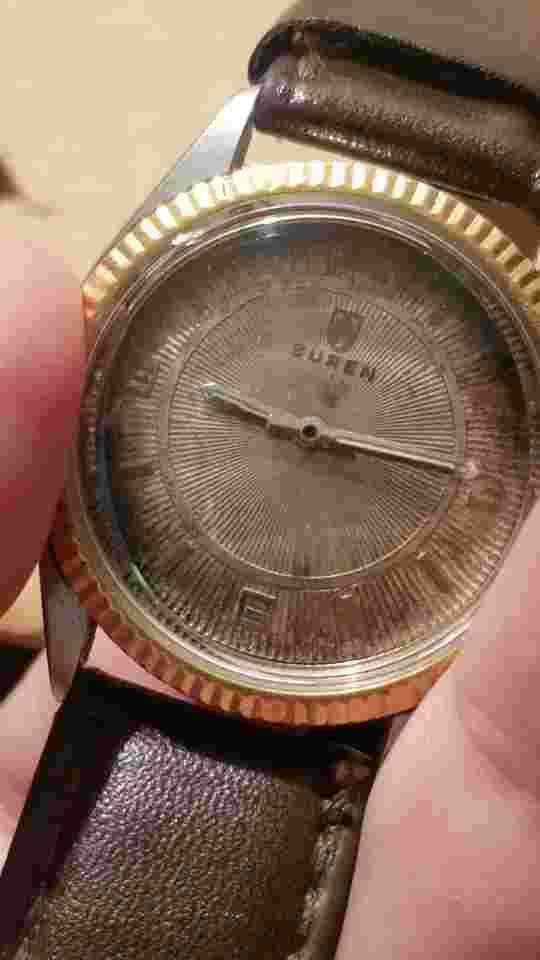 1950'S VINTAGE BUREN Wristwatch Manual Works Perfectly